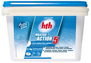 HTH MAXITAB ACTION 5 2.7KG - GALET 135GR